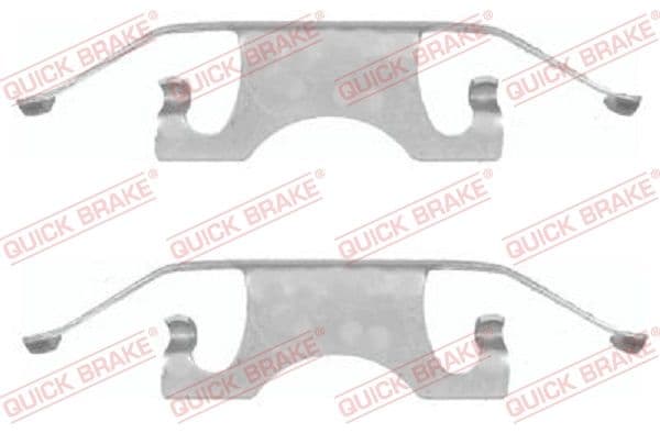Set accesorii, placute frana QUICK BRAKE 109-1640