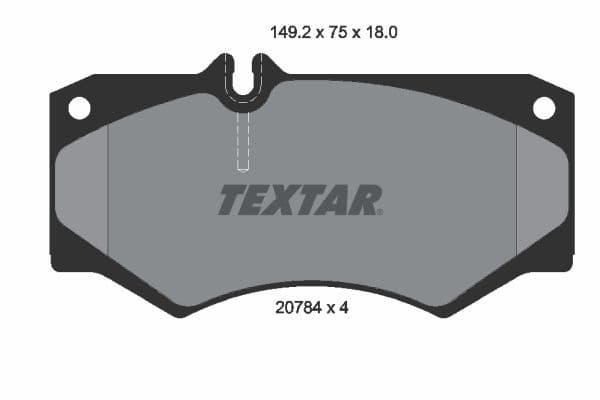 set placute frana,frana disc TEXTAR Q+ 2078401