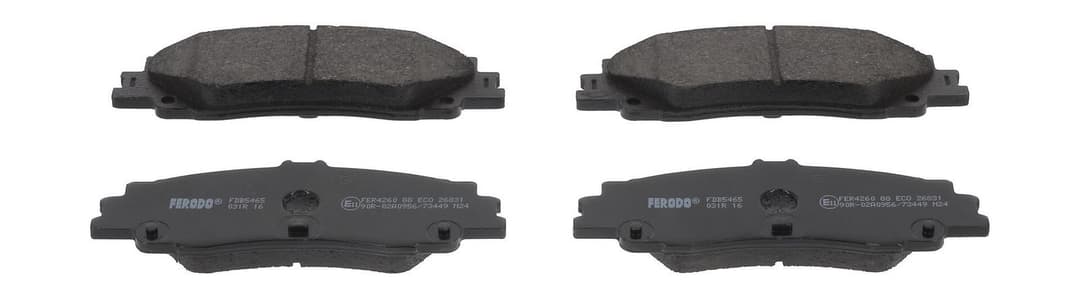 set placute frana,frana disc FERODO PREMIER ECO FRICTION FDB5465