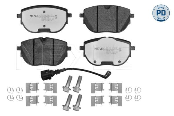 set placute frana,frana disc MEYLE -PD: Advanced performance and design. 025 262 6818/PD