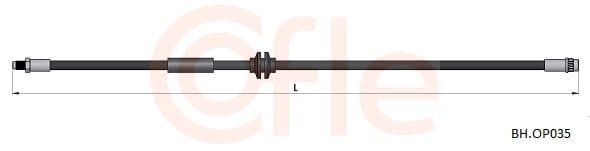 Furtun frana COFLE 92.BH.OP035