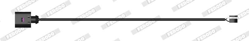 senzor de avertizare,uzura placute de frana FERODO PREMIER FWI416