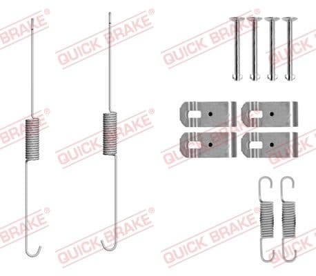 Set accesorii, sabot de frana QUICK BRAKE 105-0888