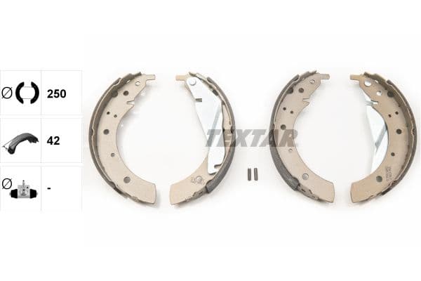 Set saboti frana TEXTAR 91033500