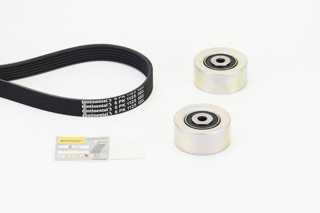 Set curea transmisie cu caneluri CONTINENTAL CTAM 6PK1125K1