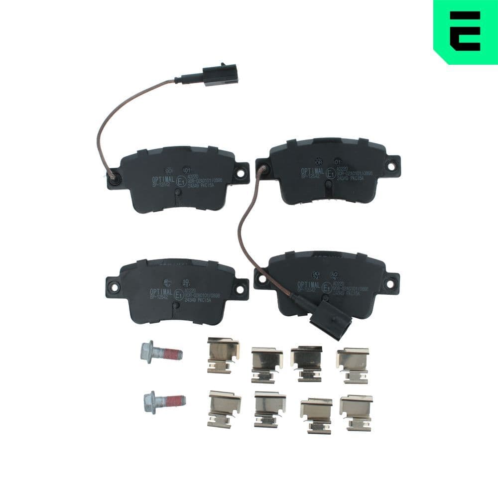 set placute frana,frana disc OPTIMAL BP-12542