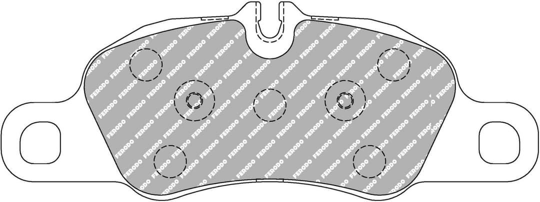 set placute frana,frana disc FERODO FCP4805H