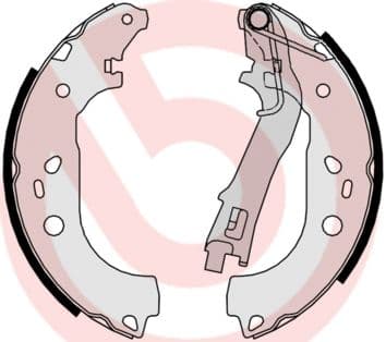 Set saboti frana BREMBO ESSENTIAL LINE S 23 533