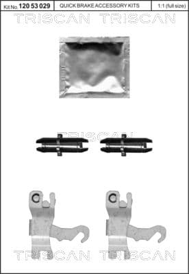 Set reparatie, cheie frana TRISCAN 8105 432601