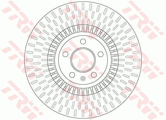 Disc frana TRW DF6216