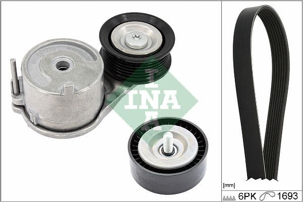 Set curea transmisie cu caneluri Schaeffler INA 529 0562 10