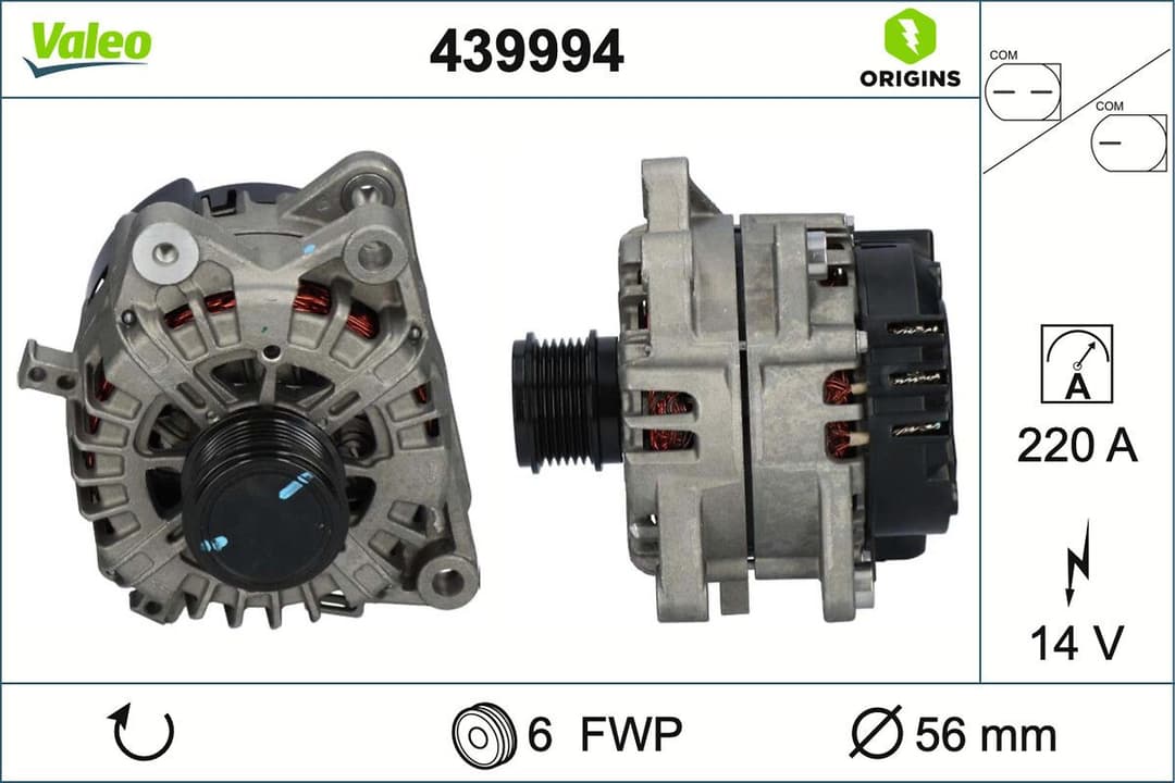 Generator / Alternator VALEO 439994