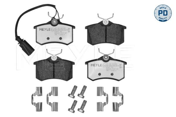 set placute frana,frana disc MEYLE -PD: Advanced performance and design. 025 235 5417/PD
