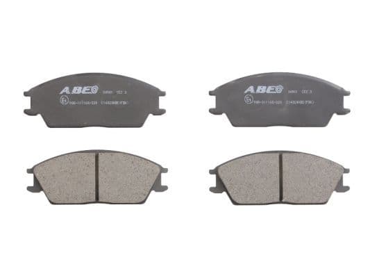 set placute frana,frana disc ABE C14020ABE