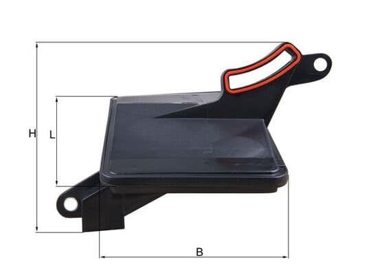 Filtru hidraulic, cutie de viteze automata MAHLE HX 188