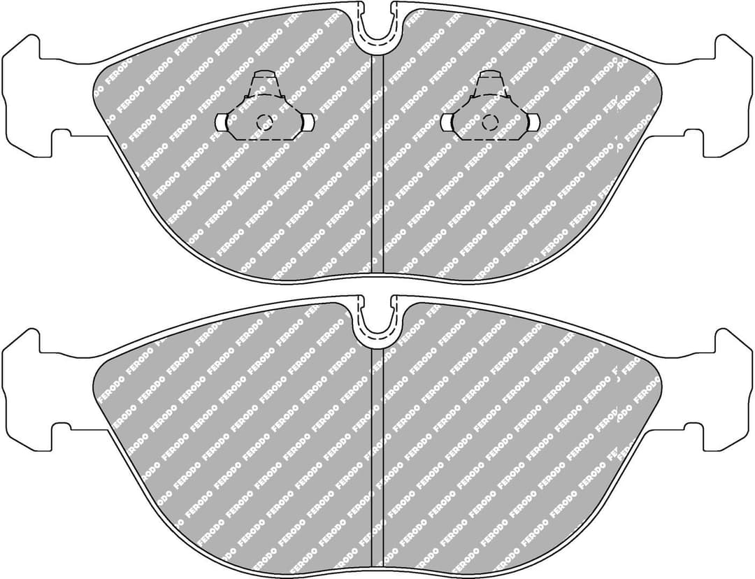 set placute frana,frana disc FERODO FCP1001H