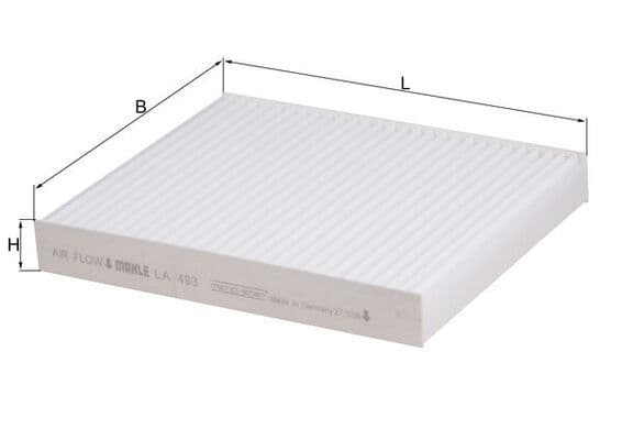 Filtru, aer habitaclu MAHLE LA 493