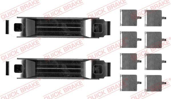 Set accesorii, placute frana QUICK BRAKE 109-0029