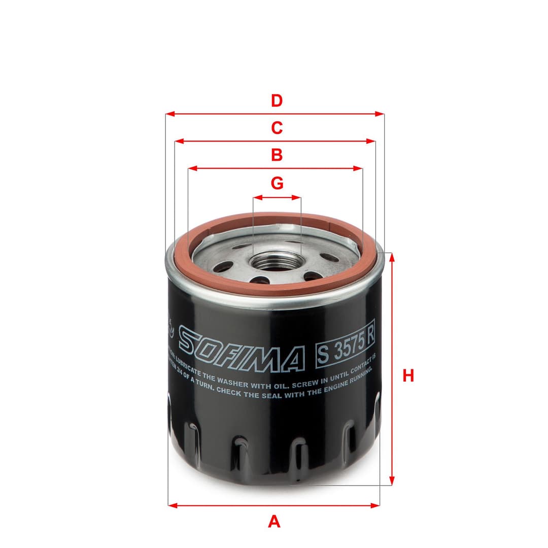 Filtru ulei SOFIMA S 3575 R