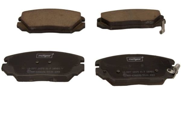 set placute frana,frana disc MAXGEAR 19-3377
