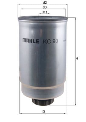 filtru combustibil MAHLE KC 90