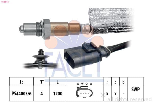 Sonda Lambda FACET 10.8614
