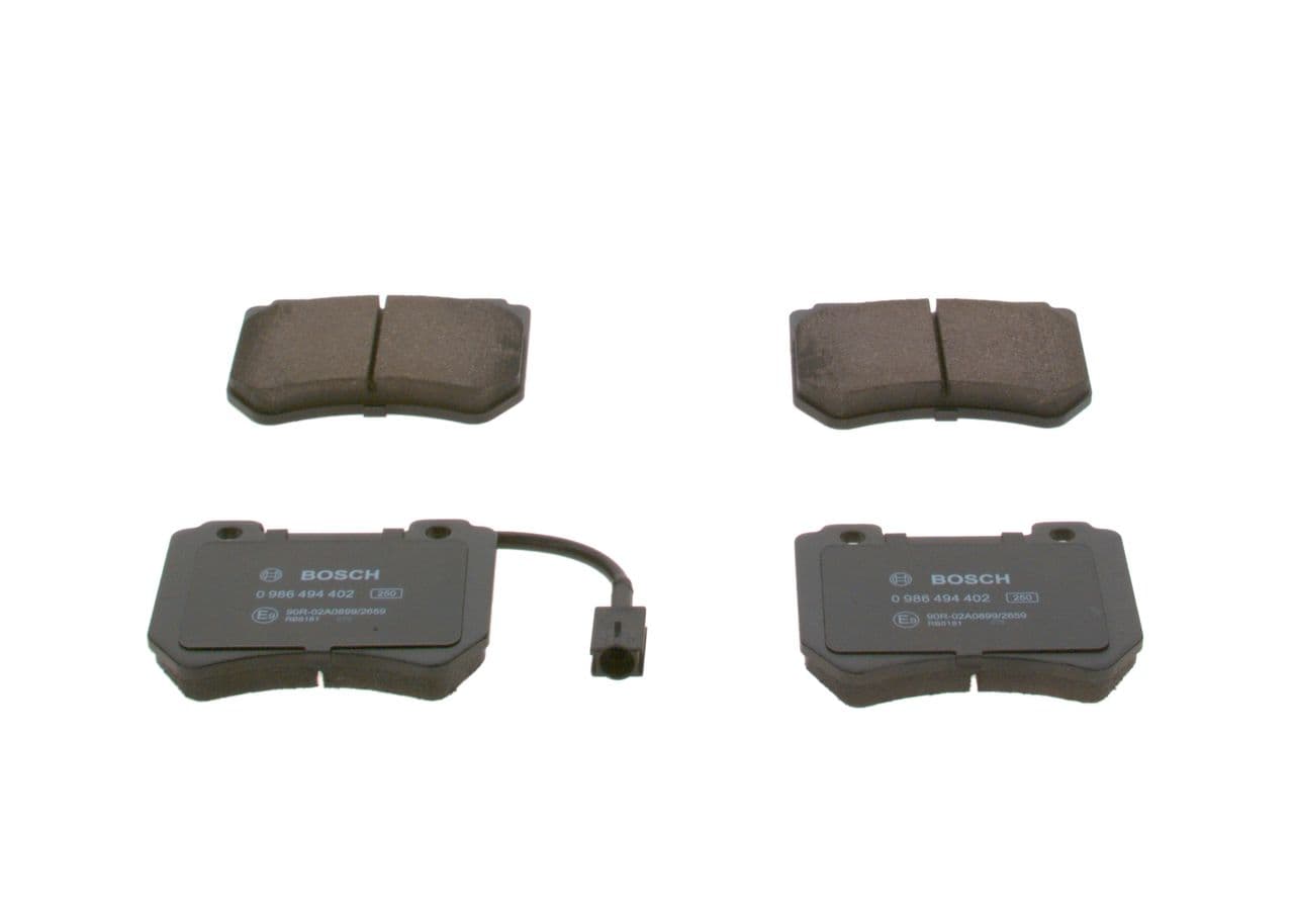 set placute frana,frana disc BOSCH 0 986 494 402