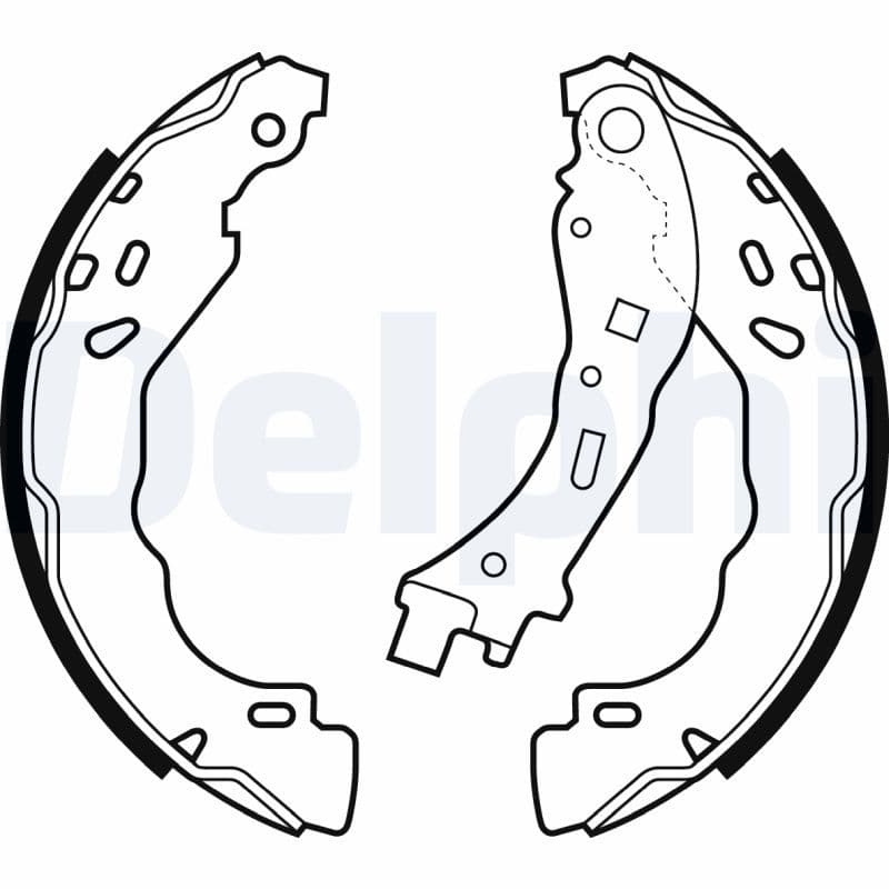 Set saboti frana DELPHI LS2065