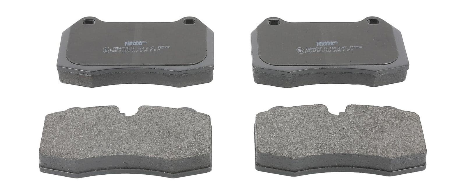 set placute frana,frana disc FERODO PREMIER ECO FRICTION FDB998