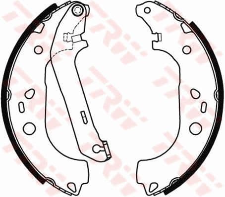 Set saboti frana TRW GS8471
