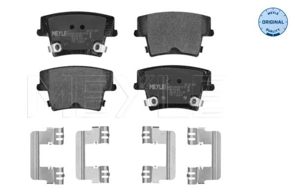 set placute frana,frana disc MEYLE -ORIGINAL: True to OE. 025 241 6318