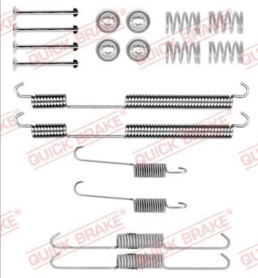 Set accesorii, sabot de frana QUICK BRAKE 105-0753