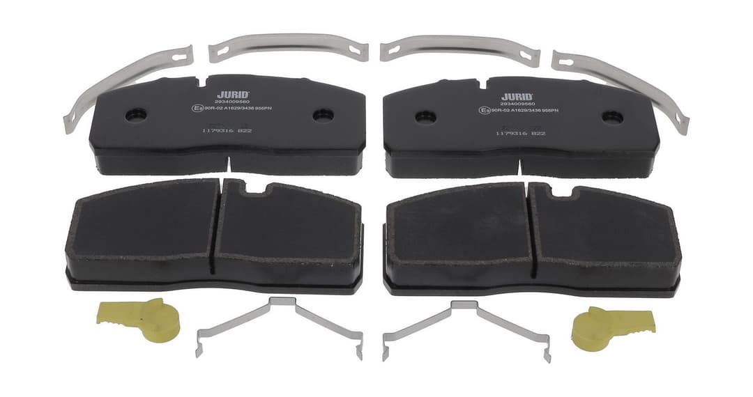 set placute frana,frana disc JURID 2934009560