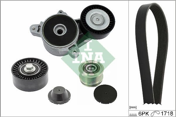 Set curea transmisie cu caneluri Schaeffler INA 529 0515 20