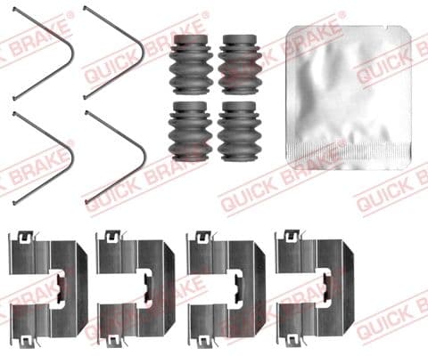 Set accesorii, placute frana QUICK BRAKE 109-0165