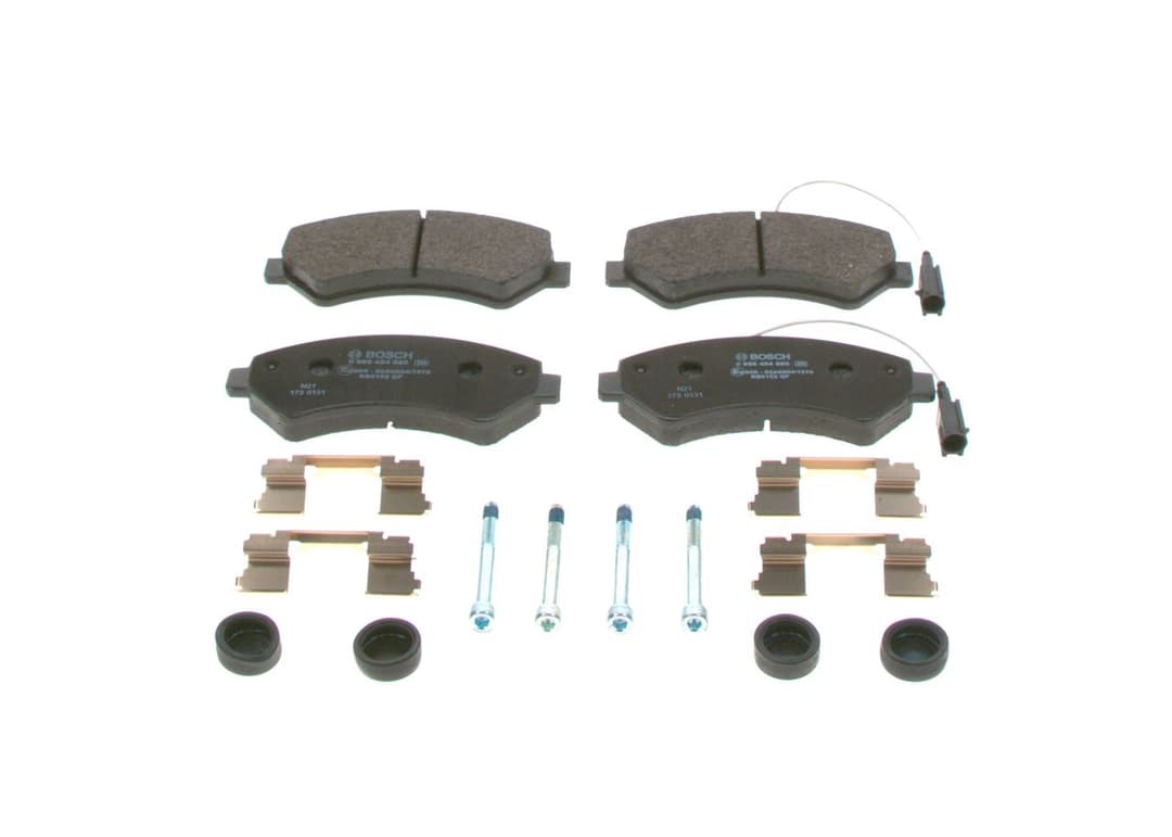 set placute frana,frana disc BOSCH 0 986 494 580