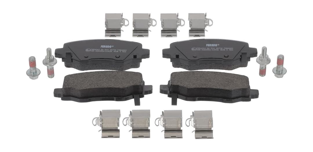 set placute frana,frana disc FERODO PREMIER ECO FRICTION FDB4883