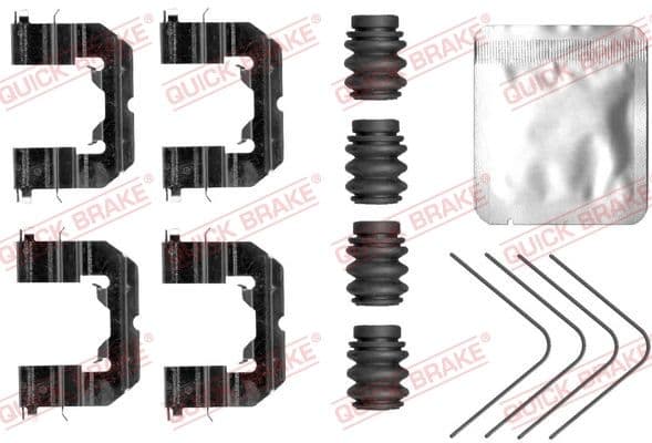 Set accesorii, placute frana QUICK BRAKE 109-0118
