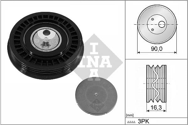 rola intinzator,curea transmisie Schaeffler INA 531 1005 10