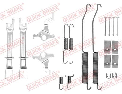 Set accesorii, sabot de frana QUICK BRAKE 105-0036S