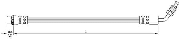 Furtun frana METZGER 4110210