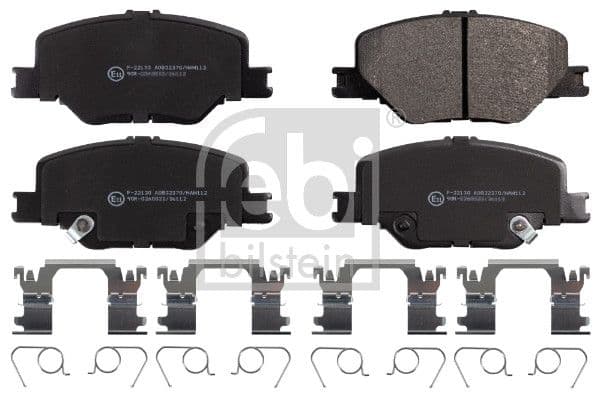 set placute frana,frana disc FEBI BILSTEIN 116247