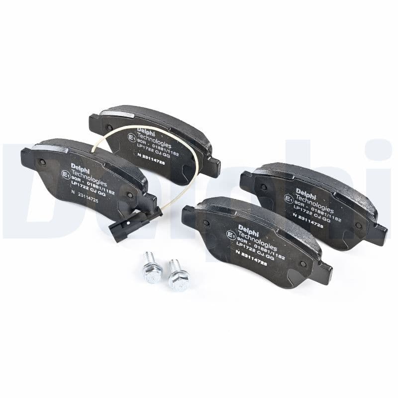set placute frana,frana disc DELPHI LP1722