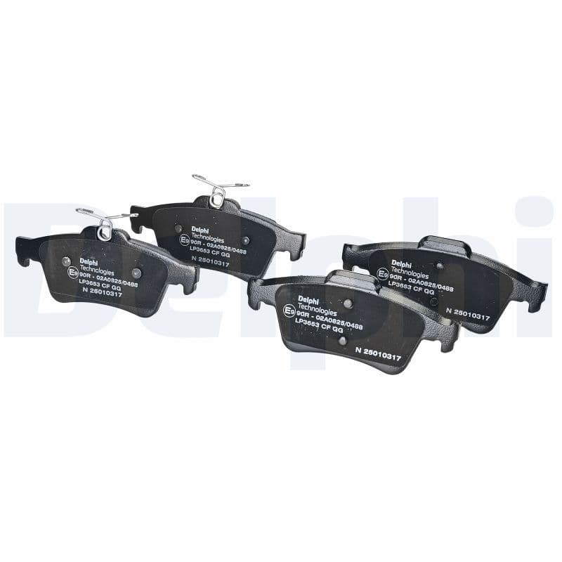 set placute frana,frana disc DELPHI LP3653