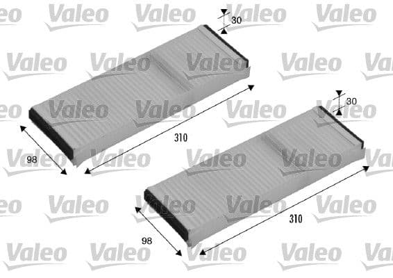 Filtru, aer habitaclu VALEO ESSENTIAL 715500