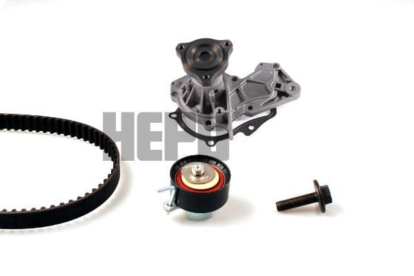 Set pompa apa + curea dintata HEPU PK02690