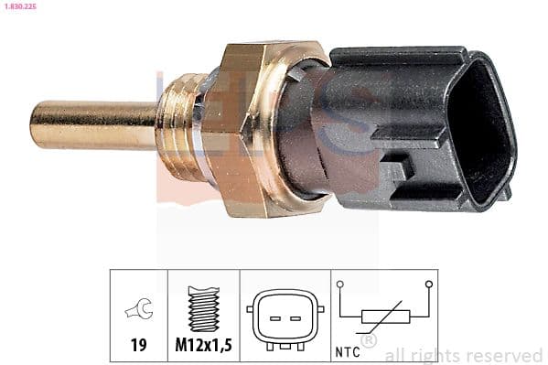 senzor,temperatura ulei EPS Made in Italy - OE Equivalent 1.830.225