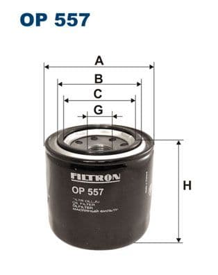 Filtru ulei FILTRON OP 557