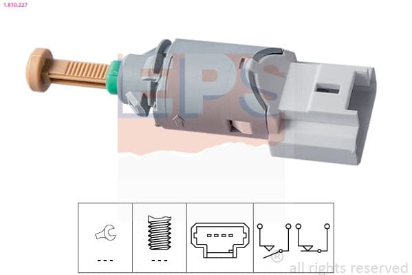 Comutator lumini frana EPS Made in Italy - OE Equivalent 1.810.227