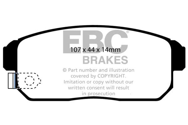 set placute frana,frana disc EBC Brakes DP41691R